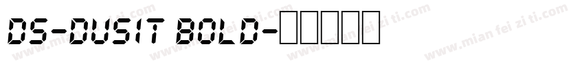 DS-Dusit Bold字体转换